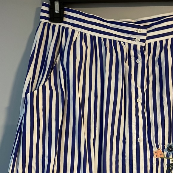 Mango Striped MIDI Skirt - Picture 2 of 4
